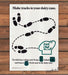 Campbell's Fresh Chef Soup Footprints to Dairy Case Print Ad 1986 1980s