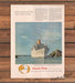Canadian Pacific White Empress Ocean Liner Quebec Print Ad 1959 1950s
