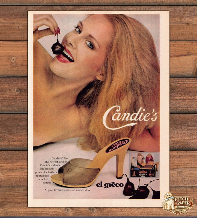 Candie's Too 1970s Print Ad