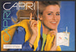 Capri Cigarettes 1980s Print Advertisement (2 page) 1989 Sweater Over Shoulder Capri