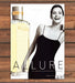 Chanel Allure Fragrance Smiling Model Black Dress Print Ad 1997 1990s
