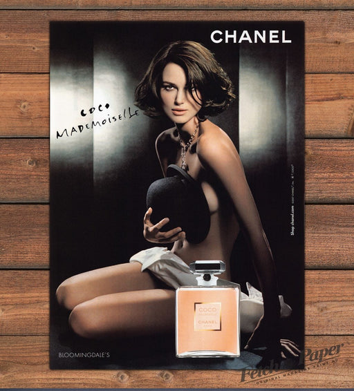 Chanel Coco Mademoiselle 2000s Print Advertisement 2008 Keira Knightley Fragrance