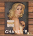 Chanel No 5 Body Creme Big Hair Gold Slip Gown Print Ad 1979 1970s