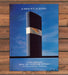 Chanel No 5 Eau de Parfum Spray Bottle Sky Print Ad 1986 1980s