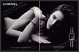 Chanel Watch 2000s Print Advertisement Ad (2 Page) 2008 Bare Model Fetch-the-Paper