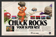 Chuck Rock Video Game 1990s Print Advertisement (2 Page) Ad 1992