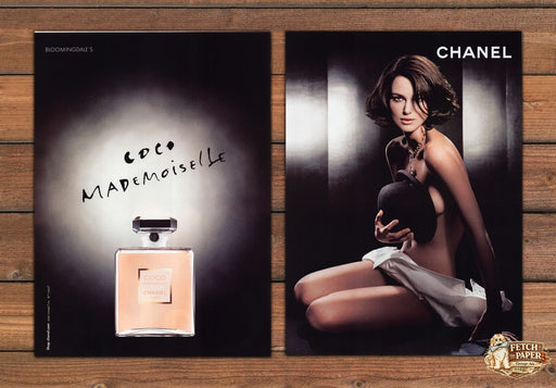 Coco Mademoiselle Keira Knightley 2007 Print Ad (2 pg) (See Description)