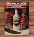 CocoRibe Liqueur Rum Laced Coconut Virgin Islands Tropics Print Ad 1977 1970s