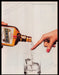 Cointreau 1980s Print Advertisement Ad 1984 Finger Pouring Over Ice Fetch-the-Paper