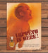 Coty Imprevu Parfum Laughing Woman Bare Shoulders Orange Print Ad 1965 1960s