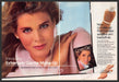 Cover Girl Martha Longley 1980s Print Advertisement Ad (2 pgs) 1987 Make-up Fetch-the-Paper