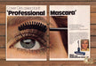 Cover Girl Professional Mascara Close Up Eye Brush Print Ad 1978 1970s (2 Pages)