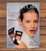 Cover Girl Sarah Thomas Ultimate Finish Makeup Print Ad 1997 1990s