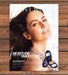 Covergirl AquaSmooth Compact Foundation Brunette Woman Water Print Ad 2008 2000s