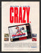 Crazy Chase Video Game 1990s Print Advertisement Ad