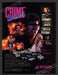 Crime Wave Video Game 1990s Print Advertisement Ad 1990