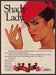 Cutex Nail Polish 1980s Print Advertisement 1981 Shady Lady Fetch-the-Paper