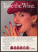 Cutex Nail Polish 1980s Print Advertisement 1982 Taste the Wine Eating a Grape Fetch-the-Paper