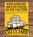 Cutty Sark Scotch Whisky Wish Smooth Sailing Yuletide Ship Print Ad 1978 1970s