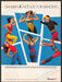 Danskin 1980s Print Advertisement Ad 1986 Action-Packed Colors Dance Girls Danskin
