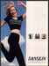 Danskin 1990s Magazine Print Ad 1998 Girl Jumping "Clothes for living" Danskin
