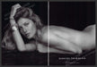 David Yurman Gisele Bundchen 2010s Print Advertisement (2 page) 2013 Bare Body Fetch-the-Paper