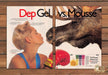 Dep Styling Gel vs Mousse Moose Boxing Gloves Blonde Print Ad 1988 1980s (2pgs)