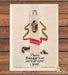 Dewar's White Label Scotch Whisky Christmas Tree Ribbon Gift Print Ad 1978 1970s