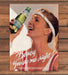 Dewey Stevens Wine Cooler Tennis Woman Sweatband Print Ad 1986 1980s