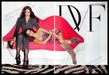 Diane von Furstenberg 2010s Print Ad (2 pgs) 2010 Legs Friends Lip Couch Fetch-the-Paper