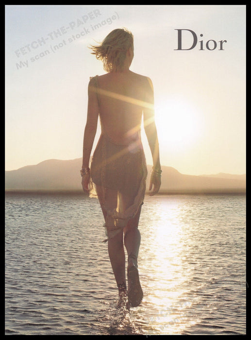 Dior 2000s Front/Back Print Advertisement Ad 2017 Fetch the Paper!