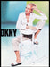 DKNY Shoes 1990s Print Advertisement Ad 1996 Chair Legs Casual Fetch the Paper!