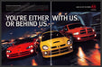 Dodge SRT Series 2000s Print Ad (2 page) 2003 Car Truck Nighttime Fetch-the-Paper