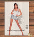 Don't You Look Innocent in White Sequin Hot Pants Long Legs Print Ad 1991 1990s