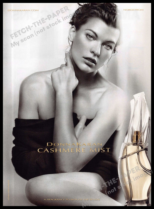 Donna Karan 2010s Magazine Print Ad 2013 Milla Jovovich (Not the product)