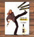 Ecco Domani Pinot Grigio Wine Woman High Kick Print Ad 1997 1990s