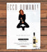 Ecco Domani Pinot Grigio Woman Sitting in Air Italian Wine Print Ad 1997 1990s