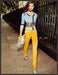 Elie Tahari Clothing 2000s Print Advertisement Ad 2009 Long Legs Fetch-the-Paper