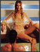 Ermanno Scervino Clothing 2000s Print Advertisement Ad 2009 Poolside Couple Fetch-the-Paper