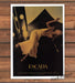 Escada Couture Reclining Model Gold Gown Dark Glam Print Ad 1997 1990s