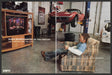 ESPN Dale Earnhardt Jr 2000s Print Ad (2 page) 2003 Sportscenter in Garage Fetch-the-Paper
