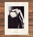 Evan-Picone Victorian Rose Thigh-Hi Panty Legs Black White Print Ad 1988 1980s