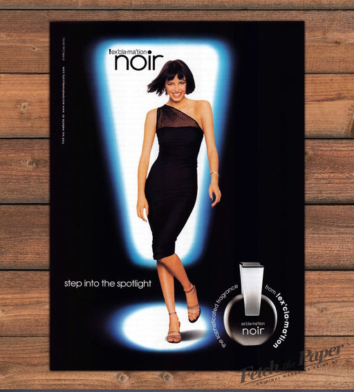 Exclamation Noir 1990s Magazine Print Advertisement Ad 1999 Legs Into Spotlight