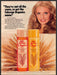 Faberge Organics 1980s Print Advertisement 1981 Wheat Germ Oil & Honey Faberge Organics