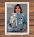 Family Circle Cat's Meow Knit Sweater Woman White Cat Magazine Photo 1987 1980s