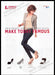 Famous Footwear 2010s Magazine Print Ad 2011 Legs Heels Pump "Make today famous" Famous Footwear
