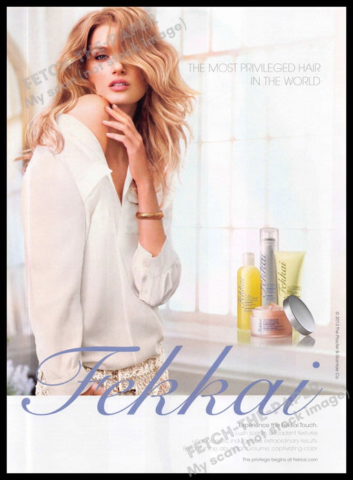 Fekkai 2010s Magazine Print Advertisement 2013 (not the product) Most Priveleged