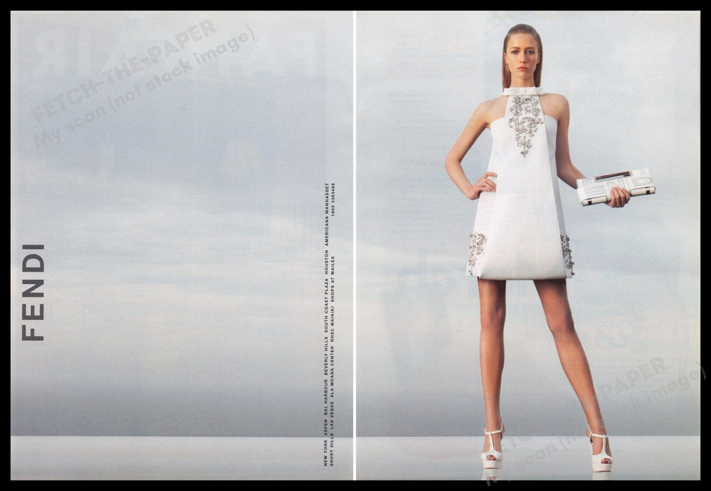 Fendi 2000s Print Advertisement (2 pgs) 2007 Fetch the Paper!