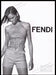 Fendi Clothing 1990s Print Advertisement Ad 1996 Body Legs Fetch the Paper!