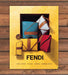 Fendi Handbags Bold Graphic Pop Art Style Leather Trim Print Ad 1992 1990s